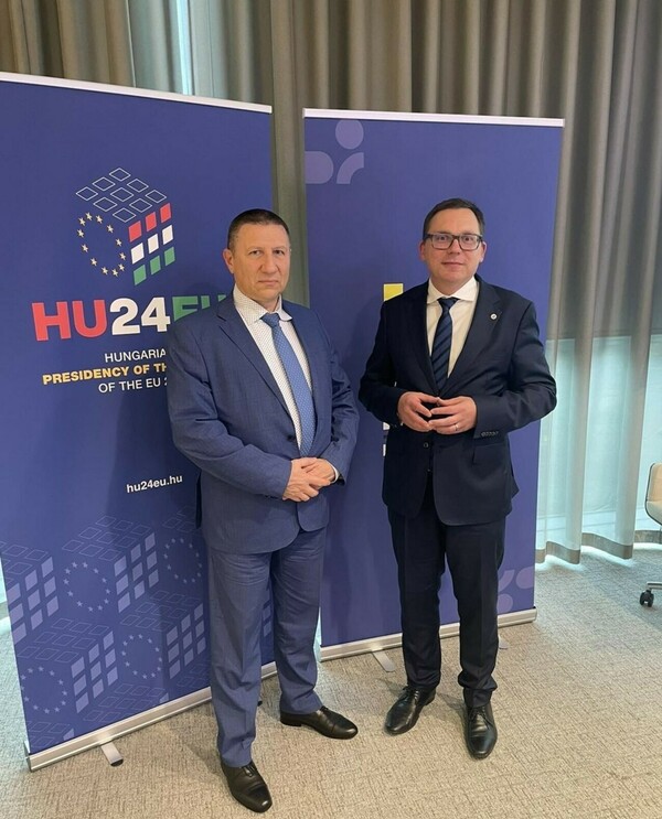 Acting Prosecutor General Borislav Sarafov with Ladislav Hamran, President of Eurojust