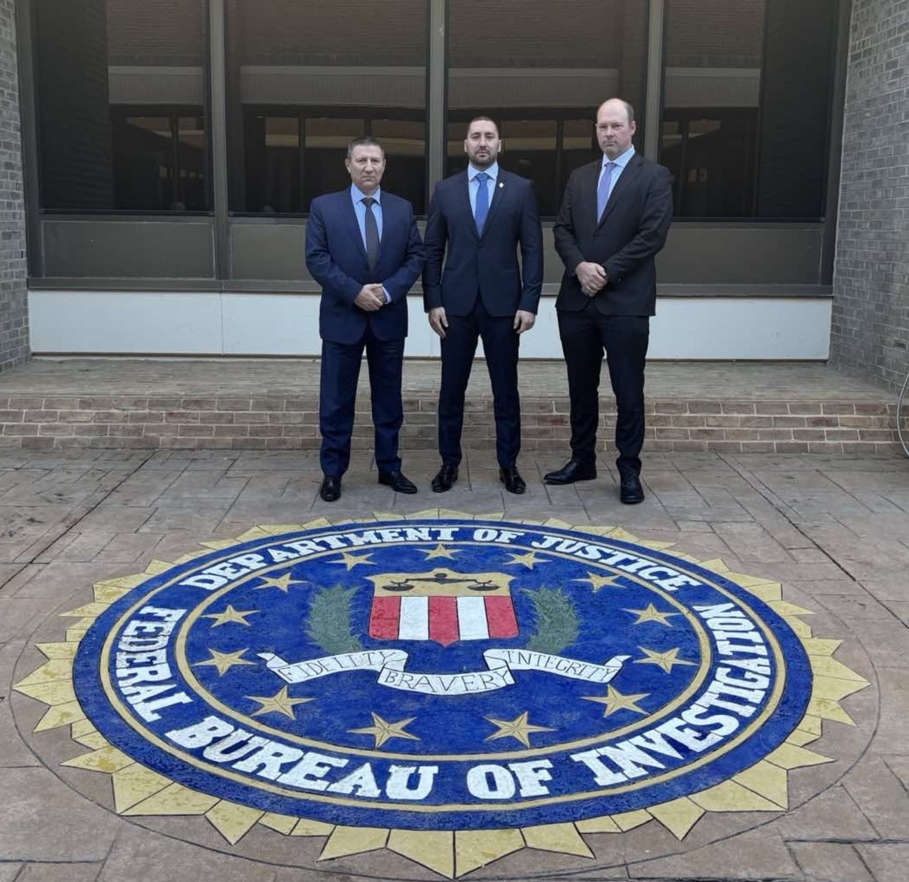 Acting Prosecutor General of the Republic of Bulgaria Borislav Sarafov, Georgi Trenchev, investigator in the Investigation Department of Sofia City Prosecutor's Office, Jordan Loyd, Head of the FBI office for Bulgaria