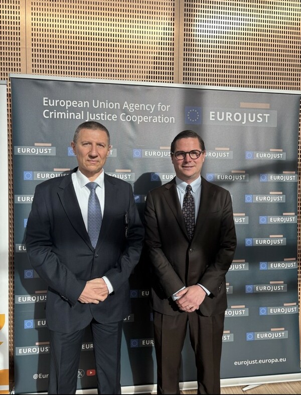 The Bulgarian Prosecutor General with the President of Eurojust Michael Schmidt